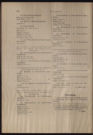 Verordnungs- und Anzeige-Blatt der k.k. General-Direction der österr. Staatsbahnen 19171117 Seite: 4