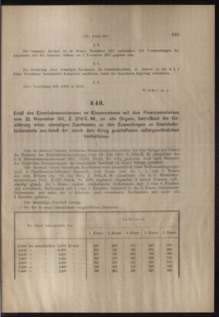 Verordnungs- und Anzeige-Blatt der k.k. General-Direction der österr. Staatsbahnen 19171124 Seite: 3