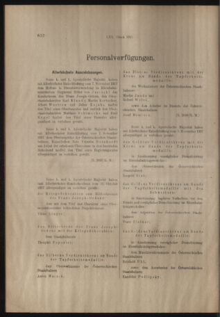 Verordnungs- und Anzeige-Blatt der k.k. General-Direction der österr. Staatsbahnen 19171124 Seite: 6