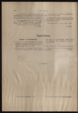 Verordnungs- und Anzeige-Blatt der k.k. General-Direction der österr. Staatsbahnen 19171124 Seite: 8