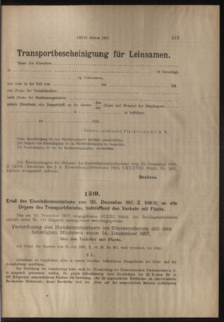 Verordnungs- und Anzeige-Blatt der k.k. General-Direction der österr. Staatsbahnen 19171222 Seite: 5