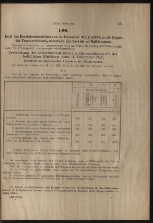 Verordnungs- und Anzeige-Blatt der k.k. General-Direction der österr. Staatsbahnen 19171222 Seite: 9