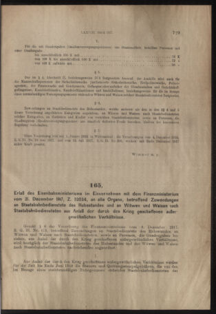 Verordnungs- und Anzeige-Blatt der k.k. General-Direction der österr. Staatsbahnen 19171229 Seite: 35