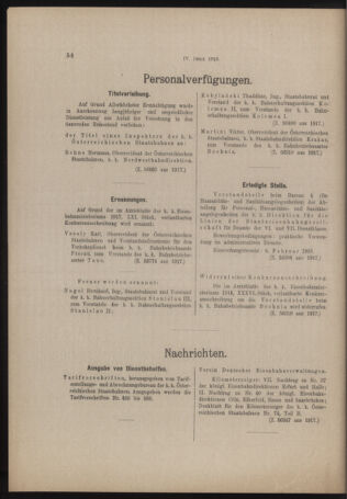 Verordnungs- und Anzeige-Blatt der k.k. General-Direction der österr. Staatsbahnen 19180119 Seite: 2