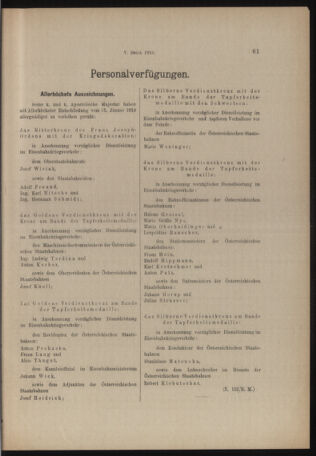 Verordnungs- und Anzeige-Blatt der k.k. General-Direction der österr. Staatsbahnen 19180126 Seite: 3