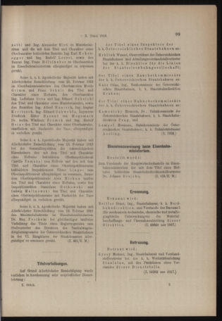 Verordnungs- und Anzeige-Blatt der k.k. General-Direction der österr. Staatsbahnen 19180223 Seite: 5