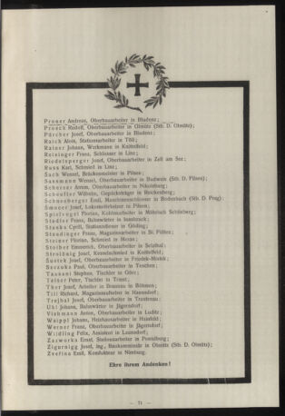 Verordnungs- und Anzeige-Blatt der k.k. General-Direction der österr. Staatsbahnen 19180314 Seite: 7