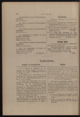 Verordnungs- und Anzeige-Blatt der k.k. General-Direction der österr. Staatsbahnen 19180427 Seite: 6