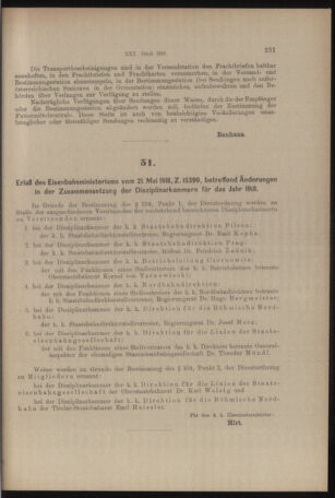 Verordnungs- und Anzeige-Blatt der k.k. General-Direction der österr. Staatsbahnen 19180601 Seite: 3