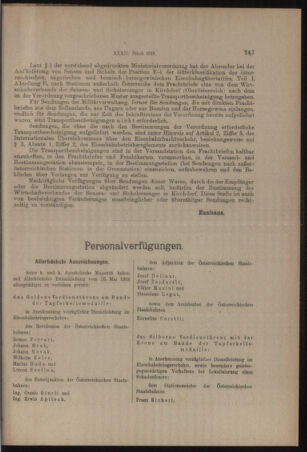 Verordnungs- und Anzeige-Blatt der k.k. General-Direction der österr. Staatsbahnen 19180615 Seite: 3