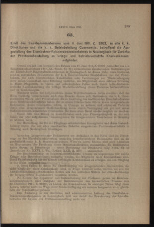 Verordnungs- und Anzeige-Blatt der k.k. General-Direction der österr. Staatsbahnen 19180628 Seite: 3