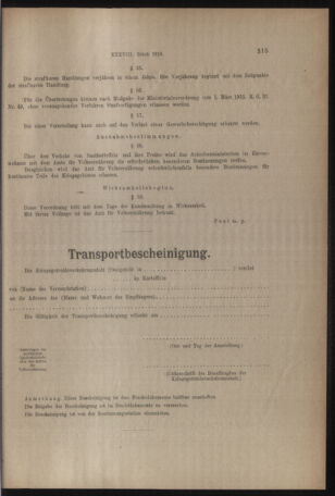 Verordnungs- und Anzeige-Blatt der k.k. General-Direction der österr. Staatsbahnen 19180706 Seite: 11