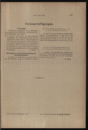 Verordnungs- und Anzeige-Blatt der k.k. General-Direction der österr. Staatsbahnen 19180817 Seite: 7