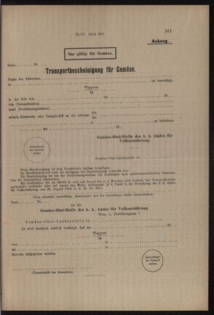 Verordnungs- und Anzeige-Blatt der k.k. General-Direction der österr. Staatsbahnen 19180831 Seite: 3