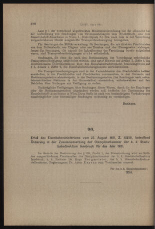 Verordnungs- und Anzeige-Blatt der k.k. General-Direction der österr. Staatsbahnen 19180907 Seite: 6