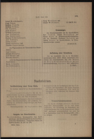 Verordnungs- und Anzeige-Blatt der k.k. General-Direction der österr. Staatsbahnen 19180914 Seite: 13