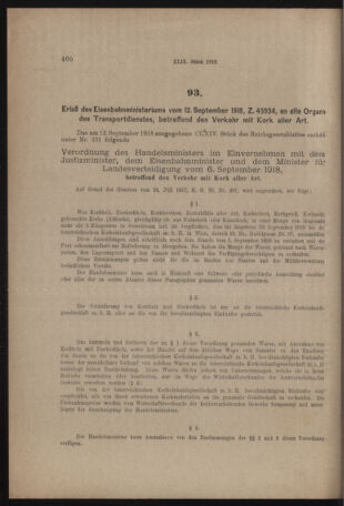 Verordnungs- und Anzeige-Blatt der k.k. General-Direction der österr. Staatsbahnen 19180914 Seite: 8