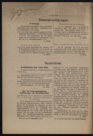 Verordnungs- und Anzeige-Blatt der k.k. General-Direction der österr. Staatsbahnen 19180921 Seite: 4