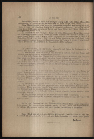 Verordnungs- und Anzeige-Blatt der k.k. General-Direction der österr. Staatsbahnen 19180924 Seite: 10