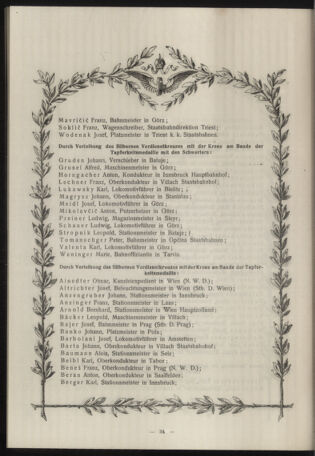 Verordnungs- und Anzeige-Blatt der k.k. General-Direction der österr. Staatsbahnen 19181026 Seite: 38