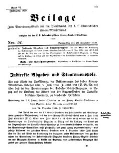 Verordnungsblatt für den Dienstbereich des K.K. Finanzministeriums für die im Reichsrate Vertretenen Königreiche und Länder 18591229 Seite: 1