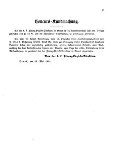 Verordnungsblatt für den Dienstbereich des K.K. Finanzministeriums für die im Reichsrate Vertretenen Königreiche und Länder 18620706 Seite: 7