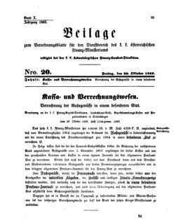 Verordnungsblatt für den Dienstbereich des K.K. Finanzministeriums für die im Reichsrate Vertretenen Königreiche und Länder 18631030 Seite: 1