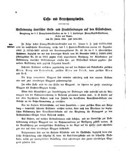 Verordnungsblatt für den Dienstbereich des K.K. Finanzministeriums für die im Reichsrate Vertretenen Königreiche und Länder 18640130 Seite: 2