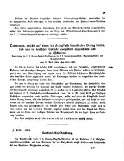 Verordnungsblatt für den Dienstbereich des K.K. Finanzministeriums für die im Reichsrate Vertretenen Königreiche und Länder 18640427 Seite: 3