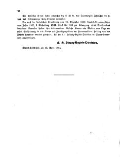 Verordnungsblatt für den Dienstbereich des K.K. Finanzministeriums für die im Reichsrate Vertretenen Königreiche und Länder 18640427 Seite: 4