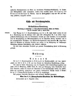 Verordnungsblatt für den Dienstbereich des K.K. Finanzministeriums für die im Reichsrate Vertretenen Königreiche und Länder 18641220 Seite: 2