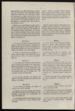 Verordnungsblatt des Reichsprotektors in Böhmen und Mähren: = Věstník nařízení Reichsprotektora in Böhmen und Mähren 19390321 Seite: 2