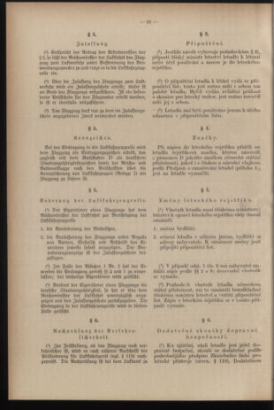 Verordnungsblatt des Reichsprotektors in Böhmen und Mähren: = Věstník nařízení Reichsprotektora in Böhmen und Mähren 19390707 Seite: 36