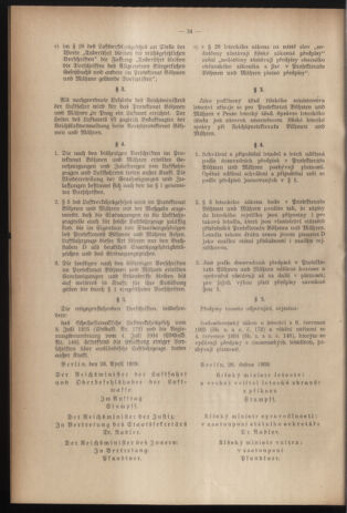 Verordnungsblatt des Reichsprotektors in Böhmen und Mähren: = Věstník nařízení Reichsprotektora in Böhmen und Mähren 19390707 Seite: 4