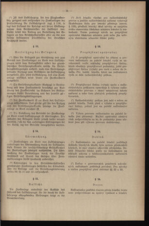 Verordnungsblatt des Reichsprotektors in Böhmen und Mähren: = Věstník nařízení Reichsprotektora in Böhmen und Mähren 19390707 Seite: 51