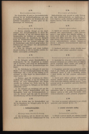 Verordnungsblatt des Reichsprotektors in Böhmen und Mähren: = Věstník nařízení Reichsprotektora in Böhmen und Mähren 19390707 Seite: 52