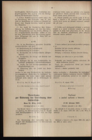 Verordnungsblatt des Reichsprotektors in Böhmen und Mähren: = Věstník nařízení Reichsprotektora in Böhmen und Mähren 19390707 Seite: 66