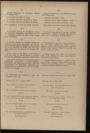 Verordnungsblatt des Reichsprotektors in Böhmen und Mähren: = Věstník nařízení Reichsprotektora in Böhmen und Mähren 19390902 Seite: 9