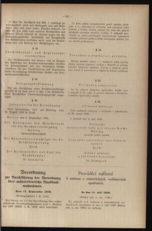 Verordnungsblatt des Reichsprotektors in Böhmen und Mähren: = Věstník nařízení Reichsprotektora in Böhmen und Mähren 19390925 Seite: 9