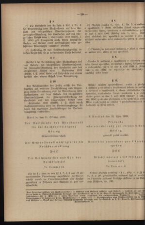 Verordnungsblatt des Reichsprotektors in Böhmen und Mähren: = Věstník nařízení Reichsprotektora in Böhmen und Mähren 19391121 Seite: 10