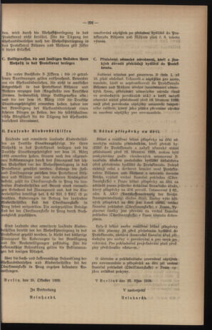 Verordnungsblatt des Reichsprotektors in Böhmen und Mähren: = Věstník nařízení Reichsprotektora in Böhmen und Mähren 19391121 Seite: 7