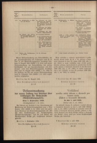 Verordnungsblatt des Reichsprotektors in Böhmen und Mähren: = Věstník nařízení Reichsprotektora in Böhmen und Mähren 19391215 Seite: 6