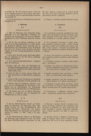 Verordnungsblatt des Reichsprotektors in Böhmen und Mähren: = Věstník nařízení Reichsprotektora in Böhmen und Mähren 19391229 Seite: 25