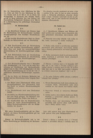 Verordnungsblatt des Reichsprotektors in Böhmen und Mähren: = Věstník nařízení Reichsprotektora in Böhmen und Mähren 19391229 Seite: 3