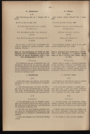 Verordnungsblatt des Reichsprotektors in Böhmen und Mähren: = Věstník nařízení Reichsprotektora in Böhmen und Mähren 19391229 Seite: 6