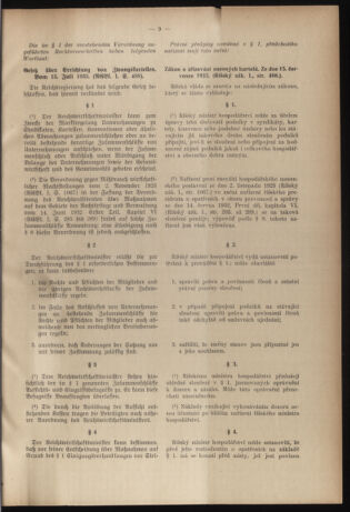 Verordnungsblatt des Reichsprotektors in Böhmen und Mähren: = Věstník nařízení Reichsprotektora in Böhmen und Mähren 19400126 Seite: 5