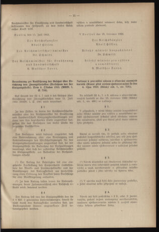 Verordnungsblatt des Reichsprotektors in Böhmen und Mähren: = Věstník nařízení Reichsprotektora in Böhmen und Mähren 19400126 Seite: 7