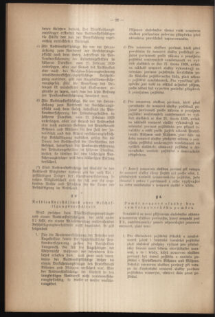 Verordnungsblatt des Reichsprotektors in Böhmen und Mähren: = Věstník nařízení Reichsprotektora in Böhmen und Mähren 19400201 Seite: 8