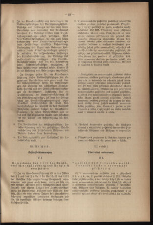 Verordnungsblatt des Reichsprotektors in Böhmen und Mähren: = Věstník nařízení Reichsprotektora in Böhmen und Mähren 19400201 Seite: 9