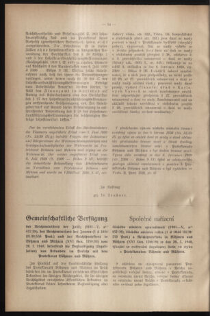 Verordnungsblatt des Reichsprotektors in Böhmen und Mähren: = Věstník nařízení Reichsprotektora in Böhmen und Mähren 19400215 Seite: 4